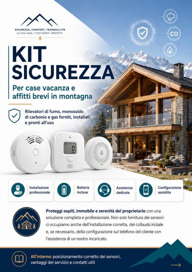 Kit sicurezza per seconda casa e casa vacanza